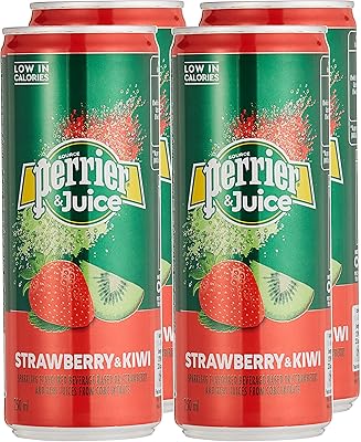 Et jus fraise et kiwi perrier, 4 x 250 ml