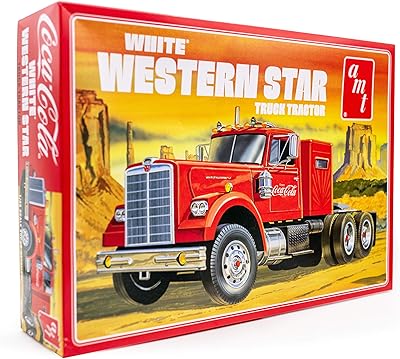 Amt amt1160 semi-tracteur blanc occidental 1:25 (coca-cola)