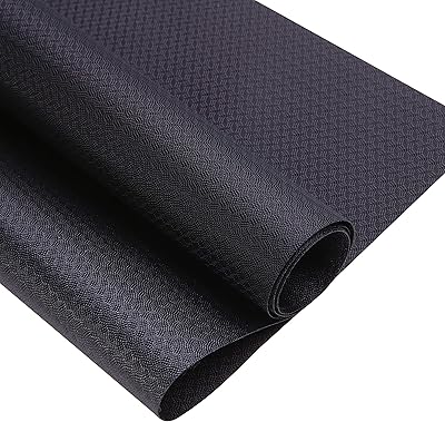 Bâche en nylon ripstop noir 210 deniers de 60 pouces de large, imperméable