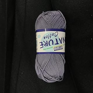 Fil à tricoter à la main en coton naturel doux (gris, n° 531)