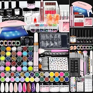 Kit d'ongles en acrylique morovan avec tout pour les débutants
