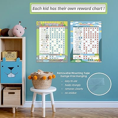 Tableau de récompense du comportement des enfants, tableau de routine des enfants, tableau