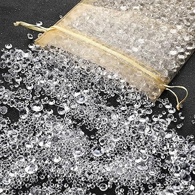 Yao miao 4000 pièces de cristaux scintillants en acrylique de 3mm 6mm 10mm