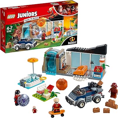 Lego juniors les indestructibles 2 la grande évasion, multicolore, 10761