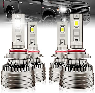 Ampoules de phare led tselmo pour dodge ram 2016-2018 avec projecteur