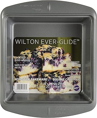 Poêle carrée wilton ever-glide, 8" x 2", gris