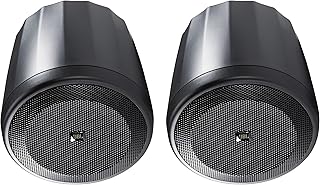 Haut-parleur satellite professionnel ultra-compact jbl c62p, noir, vendu par paire