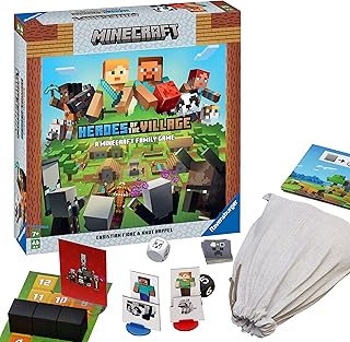 Jeu de société ravenburger minecraft heroes of the village pour les enfants