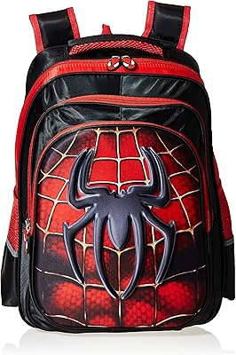 Sac à dos d'école au design 3d marvels cartoon heroes pour garçons