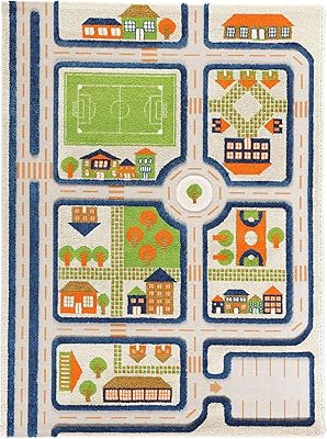 Tapis de jeu 3d evie traffic design - grand | tapis de jeu