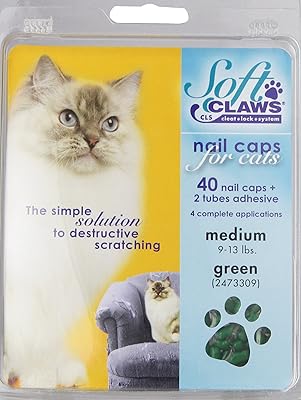 Couvre-chats feelin kit soft claws - vert, moyen, wts-344