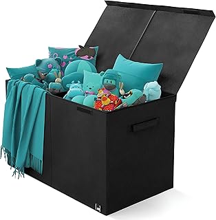 Coffre à jouets mindspace avec couvercle coffres pour enfants et rangement