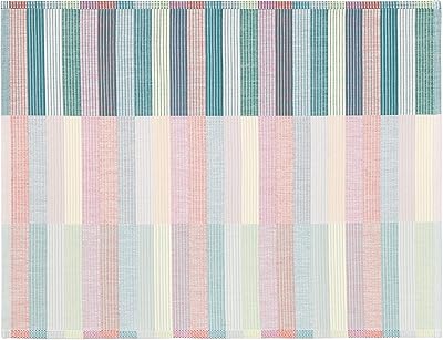 Nappe ikea de mitbet taille 45 x 35 cm rose turquoise vert