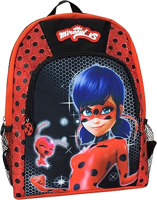 Sac à dos miraculous ladybug design pour enfants, plusieurs couleurs, taille unique