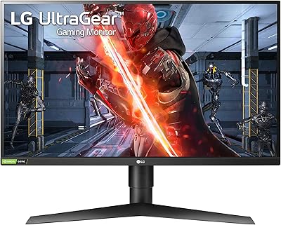 Moniteur lg ultragear 27gn750-b 27 pouces fhd 1 ms 240 hz avec compatibilité