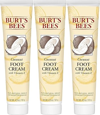 Crème pour les pieds à la noix de coco burt's bees - tube