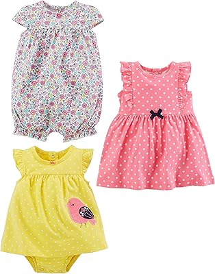 Barboteuse 3 pièces pour bébé fille, combinaison d'été, barboteuse formelle, blanc