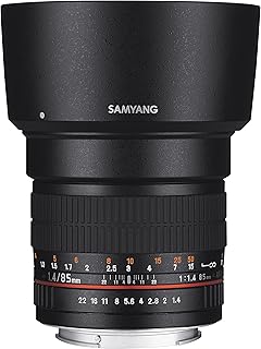 Objectif fixe samyang sy85m-c 85mm f1.4 pour canon