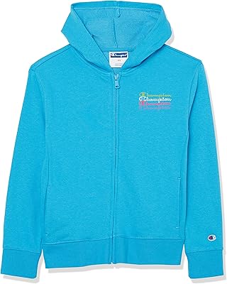 Sweat à capuche entièrement zippé pour fille sweat-shirt léger french terry
