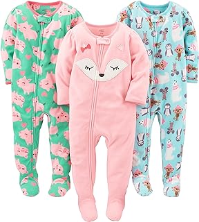 Pyjama en polaire ignifuge carter's simple joys pour bébé et tout-petit, paquet