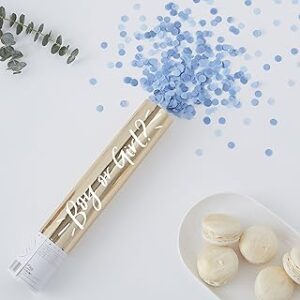 Cylindre de libération de confettis bleus pour annoncer le sexe du bébé de ginger ray.. Explorez un monde de bonnes affaires sur Diaytar Sénégal