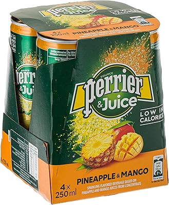 Et jus mangue et ananas perrier, 4 x 250 ml