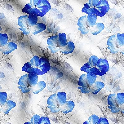 Imprimé floral swimway, batiste de coton, tissu à coudre vendu au mètre, largeur