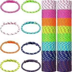 168 bracelets d'amitié en corde en 8 couleurs assorties, bracelets réglables pour enfants, bracelets d'amitié tissés pour filles et garçons, cadeaux de fête (couleurs vives). Diaytar : Parce que vous méritez le meilleur sans vous ruiner