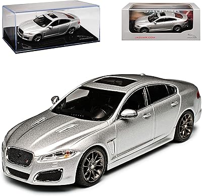 Jaguar xf r silber rhodium limousine 1/43 premiumx modell auto