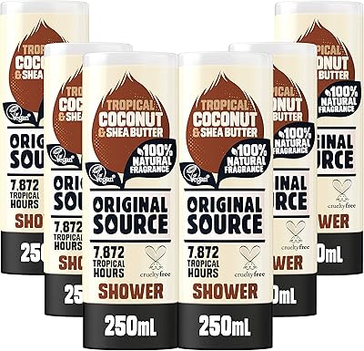 Gel douche original source à la noix de coco et au beurre