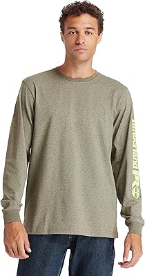 T-shirt à manches longues avec logo base plate imprimé timberland pro pour hommes