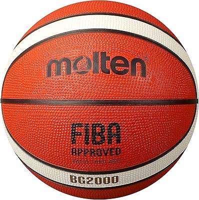 Basket-ball molten bg2000, intérieur/extérieur, approuvé fiba, caoutchouc de qualité supérieure, taille
