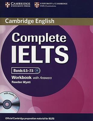 Cahier d'exercices complet des bandes ielts 6.5-7.5 avec réponses avec cd audio