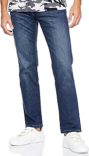 Jean texas coupe droite contrastée pour homme (lot de 1)
