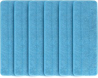 Paquet de 6 têtes de vadrouille de rechange en microfibre, 6,5 x 5,3"