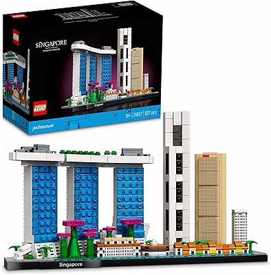 Lego architecture skyline : singapour 21057 (827 pièces)