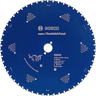 Lame de scie circulaire bosch expert 2608644165 60 dents pour panneaux sandwich, 0