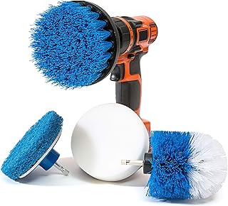 Ensemble d'accessoires de brosse de nettoyage pour perceuse électrique revoclean 4 pièces conçu