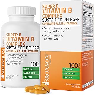 Complexe de vitamines b stabilisées à libération lente bronson
