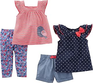 Simple joys by carters robe de jeu 4 pièces pour petites filles