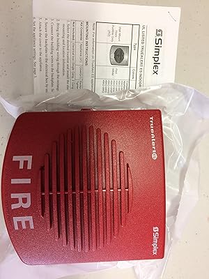 Simplex 49ao-wrf - mt mural multi-candela adressable par klaxon avec marquages ​​de feu