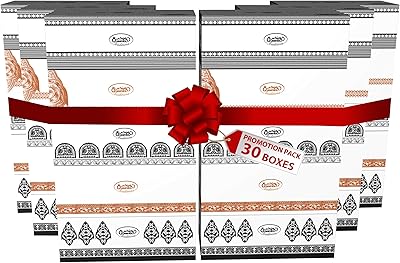 Mouchoirs traditionnels en velours quinex, 200 feuilles 2 épaisseurs, paquet de 30 boîtes