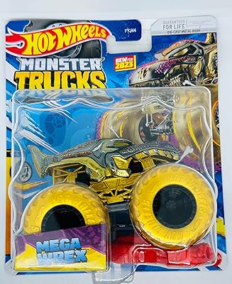 Hot wheels monster trucks - mega rex - champion crashers 1/6 - or