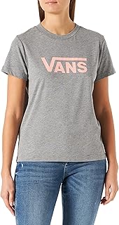 T-shirt à manches courtes et col en v vans pour femme