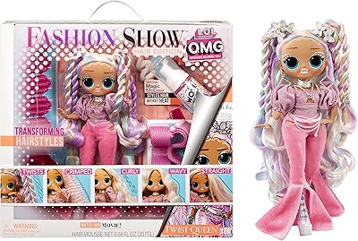 Poupée de défilé de mode omg lol surprise queen twist edition hair