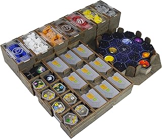 Smonex gaia project board game filler - gaia project organizer contreplaqué