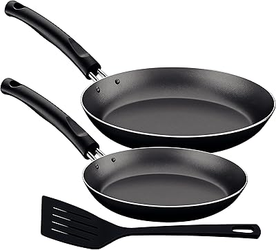 Ensemble de poêles tramontina 3 pièces taille 20 cm + 24