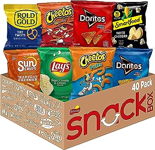 Pack de variétés multicolores frito-lay fun times, 40 pièces