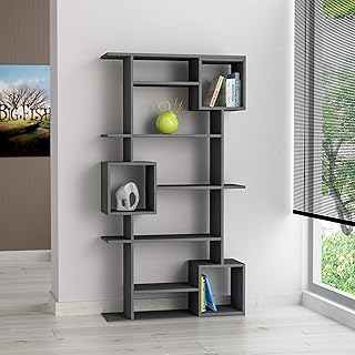 Bibliothèque decortie soto système d'étagères ouvertes à plusieurs niveaux parfait pour le bureau