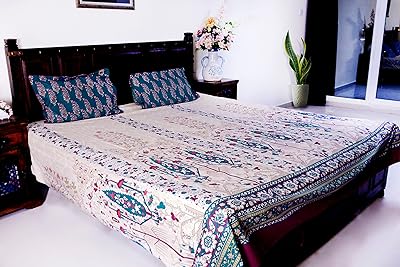 Parure de lit en coton imprimé 150 fils | king size